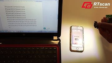 RT203 Barcode Scanner to Read QR code Datamatrix pdf417 Aztec From Mobile Phone