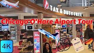 Chicago O'Hare Terminal 5 Global New Terminal Walking Tour |