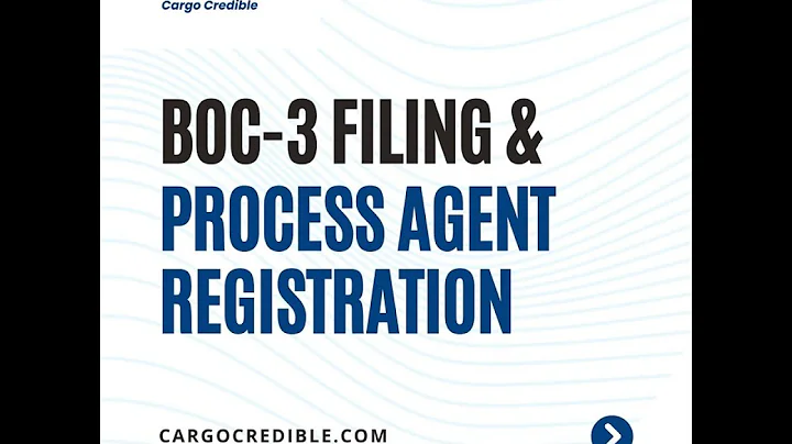 BOC 3 Filing & Process Agent Registration