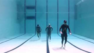 FRC [Functional residual capacity] walk in the pool