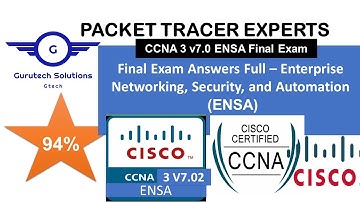 CCNA3-ENSA Final Exam 100% Answers | Enterprise Networking, Security, & Automation - ENSA Final Exam
