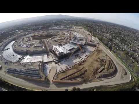 Apple Campus 2 February 2015 Update in 4k