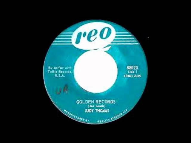 JUDY THOMAS GOLDEN RECORDS 1964 TOLLIE 45 9021 & REO 45 8802 - YouTube