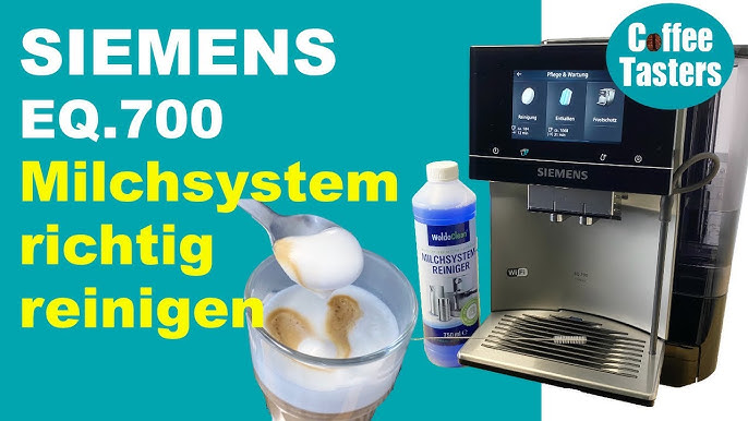 Siemens EQ.700 Kaffeevollautomat – Milchsystem reinigen und autoMilk Clean  - YouTube