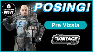 Star Wars The Vintage Collection Pre Vizsla VC 299 | The Clone Wars | Action Figure Posing!