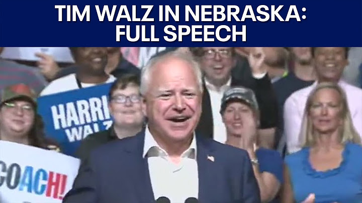 Tim Walz in Nebraska: FULL SPEECH