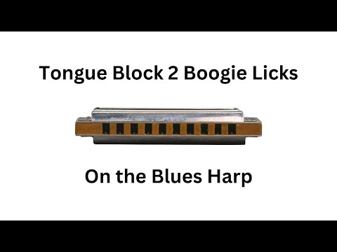 Tongue Block Two Boogie Licks on the Blues Harmonica