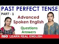 Past perfect tense  example sentences questions and answers  advanced spoken  english  part 1