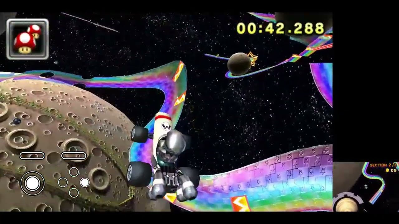 (MK7) Rainbow Road Glitch [Live with Inputs]