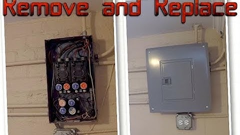 Remove and Replace an Old Fuse Box   Do it Yourself How To Projects