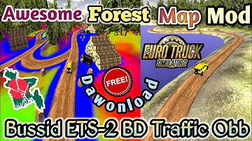 Bussid Release Awesome Forest Map Mod For Bus Simulator Indonesia || ETS-2 BD Traffic Obb V3.7.1