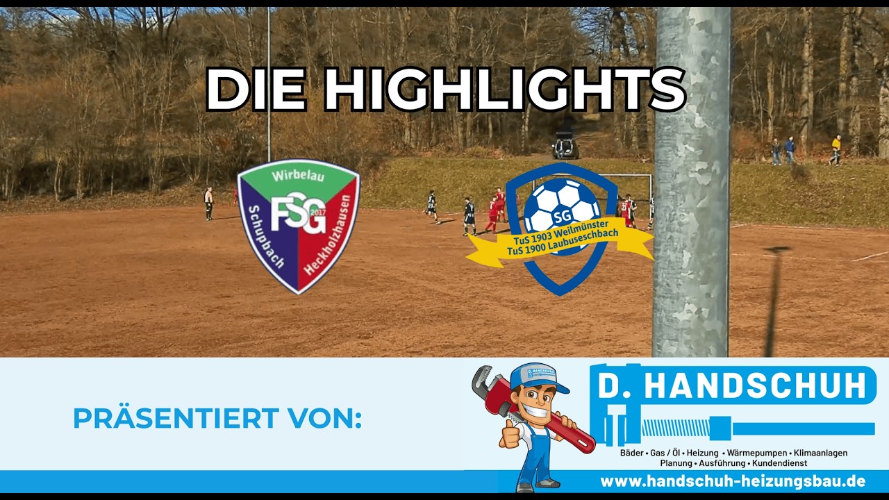 Highlights SG Wirbelau/Schupbach/Heckholzhausen vs SG Weilmünster/Laubuseschbach