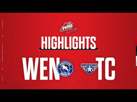 Wenatchee Wild at Tri-City Americans 11/17 | WHL Highlights 2023-24