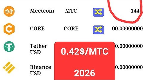 Hướng dẫn khai thác free đồng ( MTC )của sàn, thuộc hệ sinh thái của (CORE)