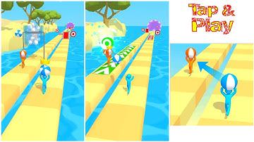 Tricky Track 3D Levels 1 - 4 Gameplay Walkthrough Android Games All Levels Unlock
