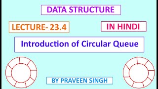 data structure lecture 23.4 introduction of circular queue in hindi