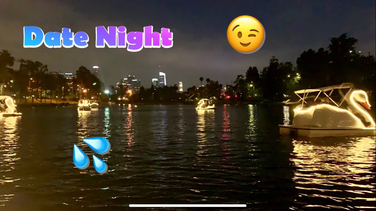 Swan Boat Night Ride at Echo Park Lake