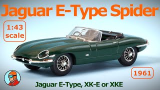 Jaguar E-Type Spider - 1/43 Scale model car - DieCast & Cars