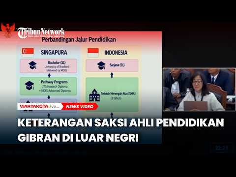 Keterangan Saksi Ahli Ina Liem Terkait Pendidikan dan Kelulusan Gibran di Luar Negri