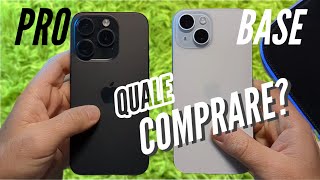 IPHONE 15 PRO vs IPHONE 15 - e il 14 PRO?! - QUALE COMPRARE? - Confronto tra IPHONE