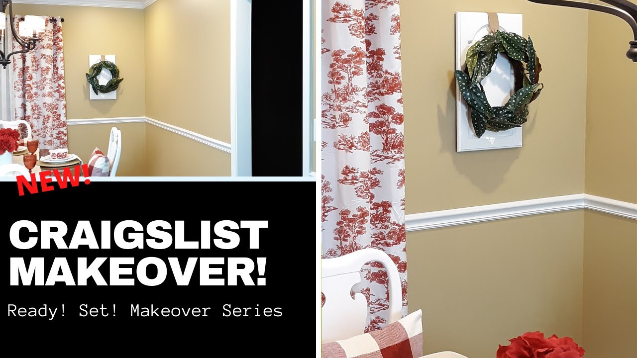 THRIFT MAKEOVER. BEAUTIFUL WALL DECOR CRAIGSLIST TRANSFORMATION. READY