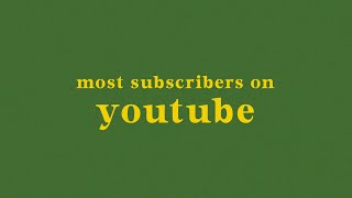 top 30 artists with the most youtube subscribers