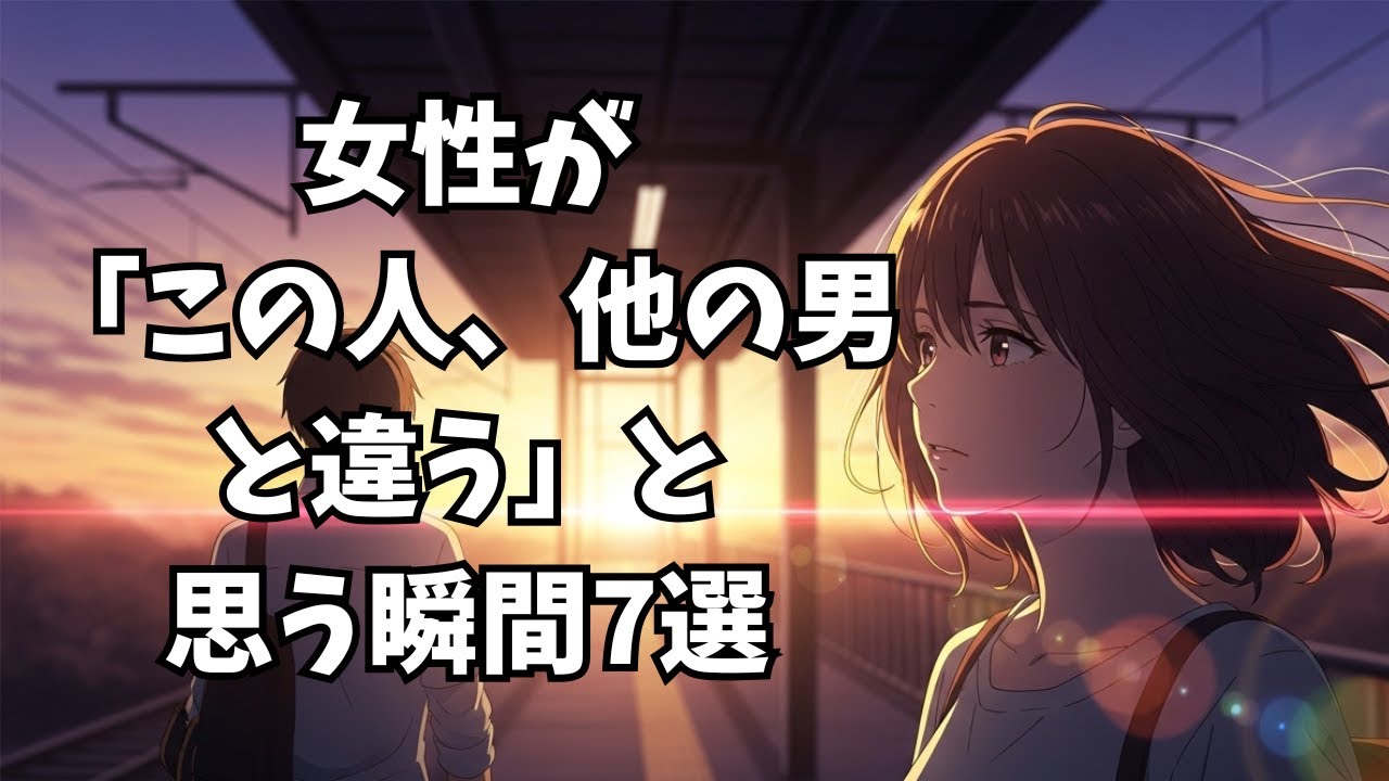 女性が「この人、他の男と違う」と思う瞬間7選