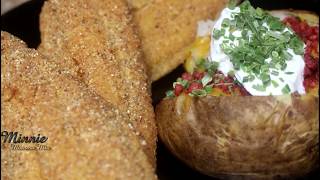 QUARANTINE & COOK WITH ME | FRIED CATFISH & LOADED BAKED POTATOES