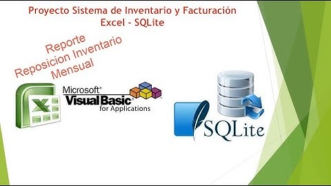 Proyecto Sistema Inventario Facturación Excel & SQLite - Reporte Plan Reposicion Inventario Mensual