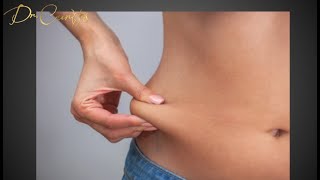 Piel la líquido liposucción la debajo de después de