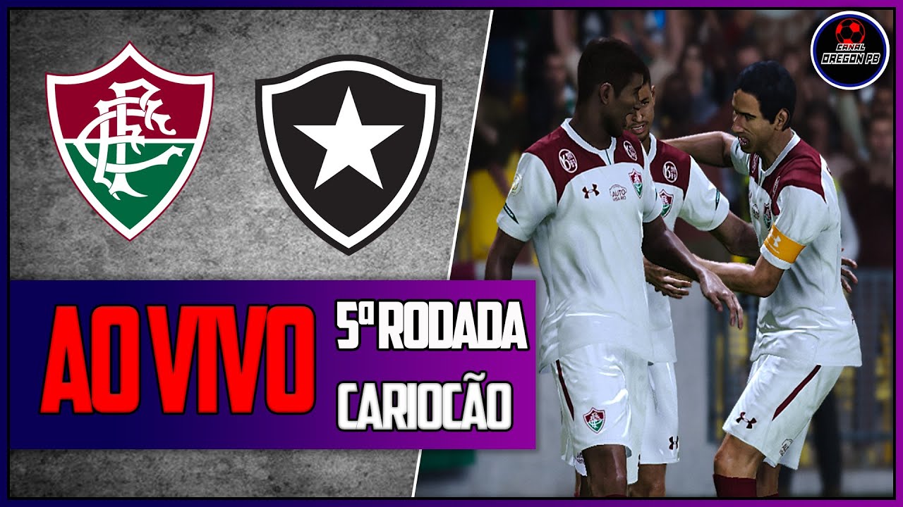 FLUMINENSE 2 X 1 BOTAFOGO AO VIVO - FLU VENCE DE VIRADA O FOGÃO ...