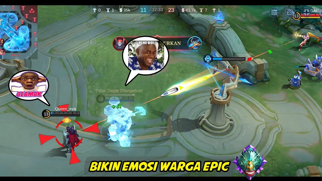 Kumpulan Momen Lucu Para Anomali Rank Epic -MLBB MEME EXE 