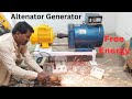 Make Free Electricity Generator 3Hp Motor and 15kw Alternator Free Energy Generator 230v 15000 watt