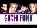 Wolf howl harmony Gachi Funk Lyrics Color Coded 