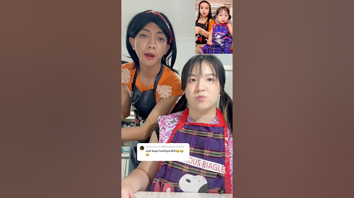 COSPLAY JADI RITSUKI & MAMA MEGA BARENG @sptrakori_ 😆 #shorts #itsmeissie