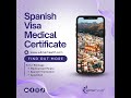 Do I need to attend a clinic appointment for a Spanish visa medical certificate?