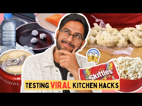 TESTING *VIRAL* INTERNET HACKS | WEIRDEST KITCHEN HACKS EVER😂😂 TESTED BY SHIVESH