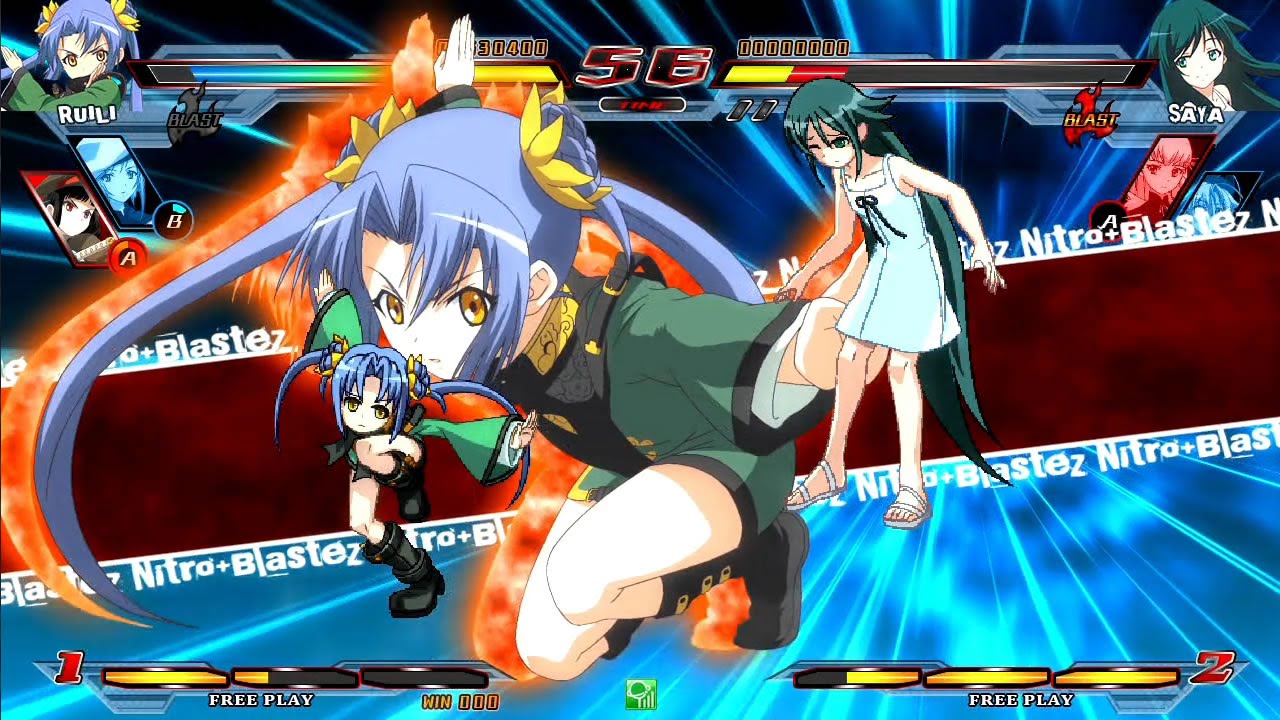 Nitro Blasterz Gameplay Videos Preview Ein Mora Al Ruili Saya News Anime News Network