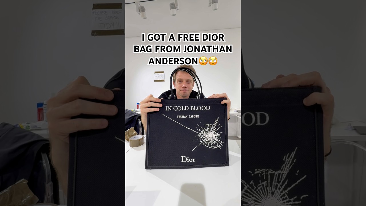 I got a FREE DIOR BAG from Jonathan Anderson😳 