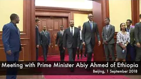 President Kagame and First Lady Jeannette Kagame arrive  in China to attend the FOCAC Summit.