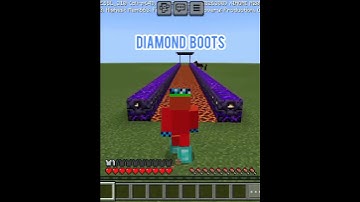 MAGMA BLOCKS 🔥VS BOOTS 🥾. #minecraftshorts #viral