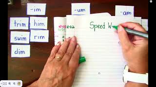 CCS Word Sort 37, -am, -um, -im, Speed Write, Day 5