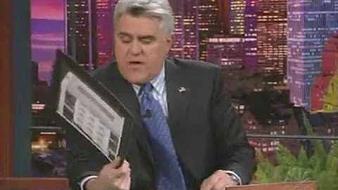 Jay Leno Best of Headlines Part 2