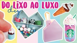 DIY: 10 ideias INCRÃVEIS do LIXO AO LUXO! Feat. Segredos de Aline! Por Isabelle Verona