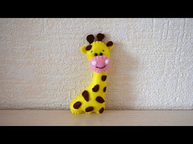How To Make a Giraffe from Felt - DIY Crafts Tutorial - Guidecentral - YouTube how-to-make-a-giraffe-from-felt-diy-crafts-tutorial-guidecentral-youtube
