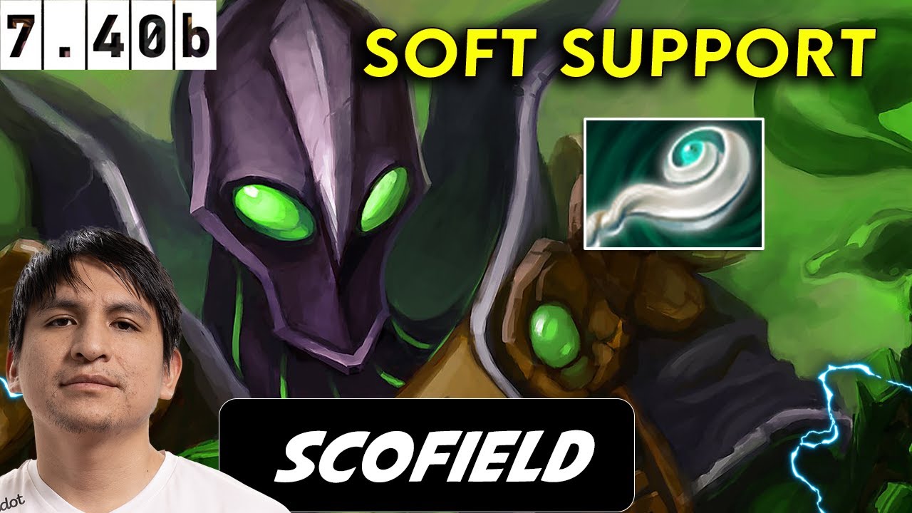 Scofield Rubick Soft Support - Dota 2 Patch 7.40b Pro Player Full Gameplay