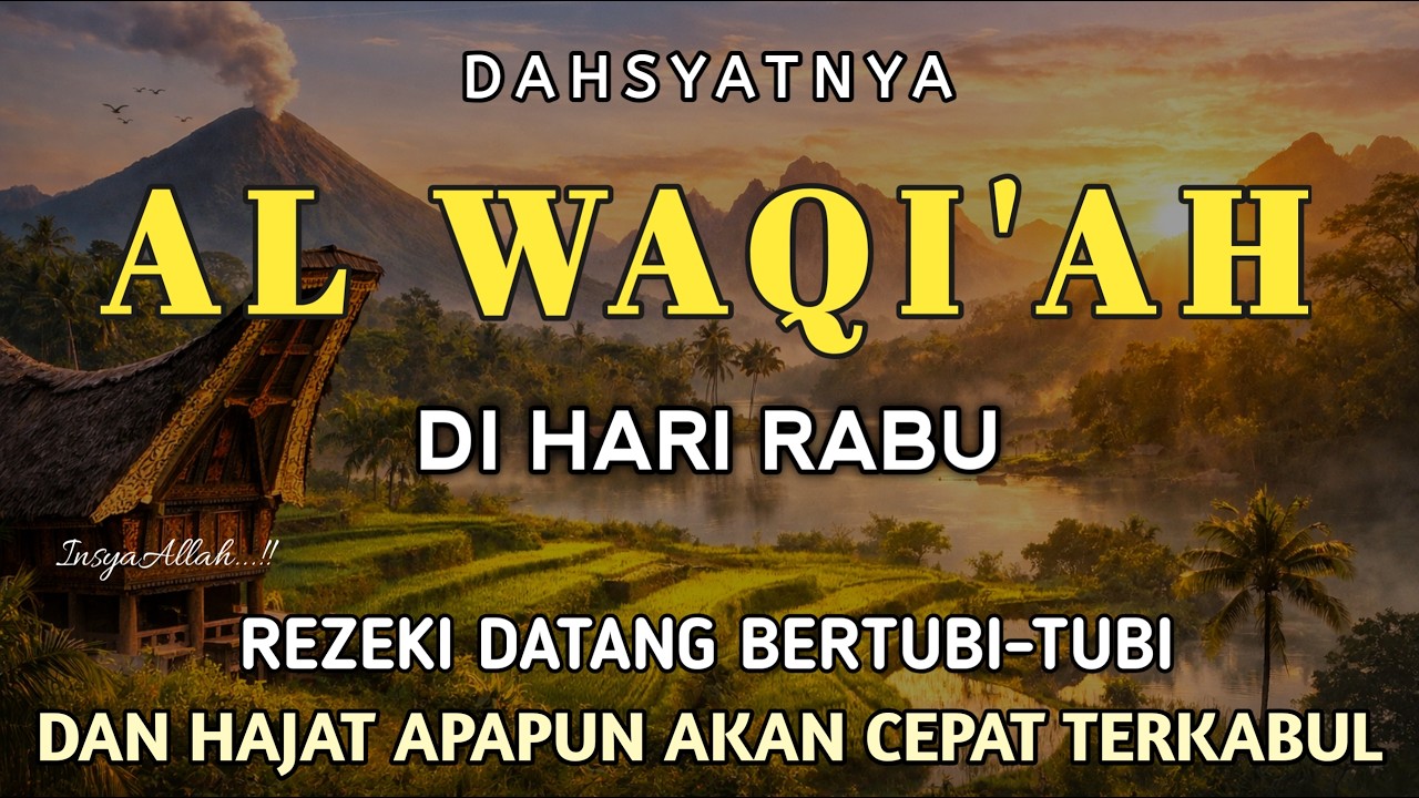 Surah Al Waqi'ah 7X,Semoga yang mendengarkan hutangnya lunas dan diberkahi hidupnya | Live Part 171