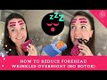 How To Reduce Forehead Wrinkles Overnight? [Using Kinesio Tapes - No botox needed]