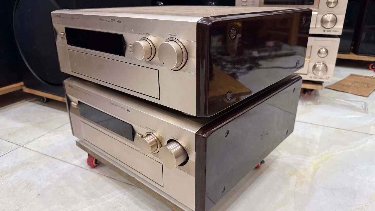 Amply Yamaha DSP-A1 A2 huyền thoại chơi nhạc cổng Quang làm DAC chỉ hơn 3tr