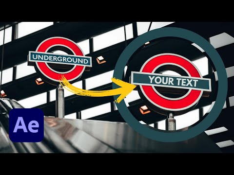 HOW TO Change Text in Video with AFTER EFFECTS